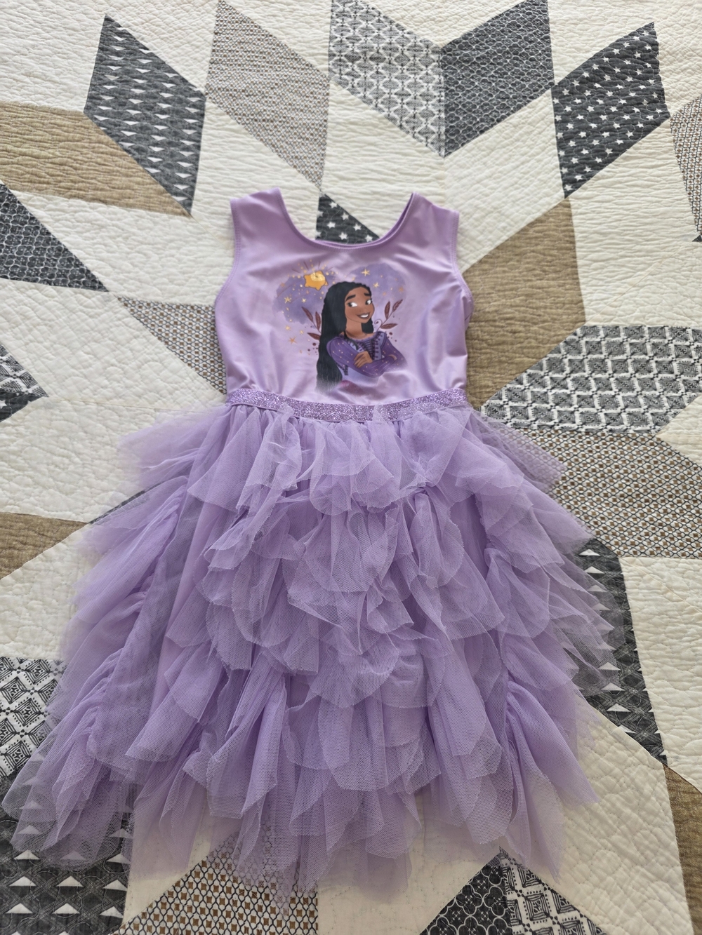 Disney Purple Princess Layered Tulle Dress
